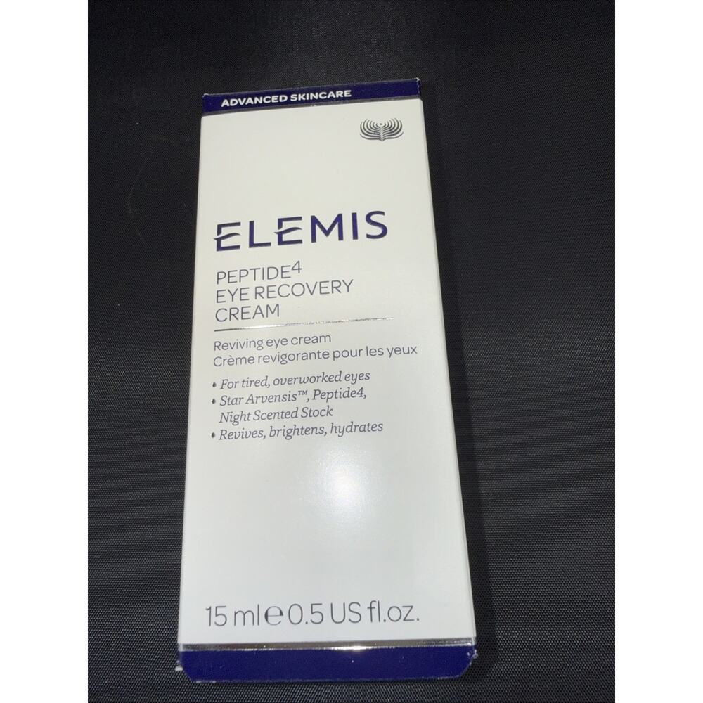 ELEMIS Peptide4 Eye Recovery Cream Reviving Eye Cream 0.5 oz/15mL Full Size NIB